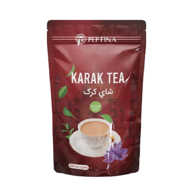 چای کرک با طعم زعفران پپتینا وزن 500 گرم بسته بندی پاکتی