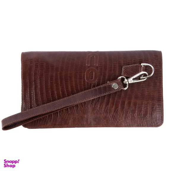 کیف پول چرم کروکو مدل سانوی