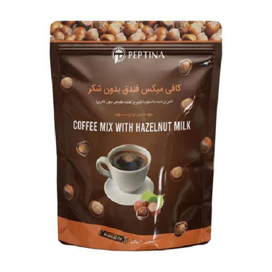 کافی میکس فندق بدون شکر پپتینا بسته 20 عددی