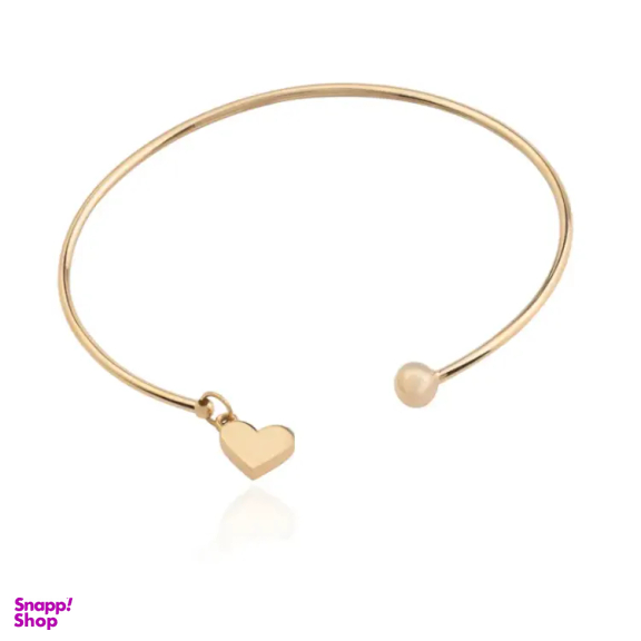 بنگل طلا 18 عیار زنانه داریم مدل قلب