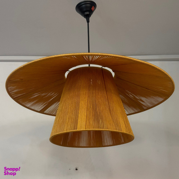 لوستر بافتنی نورهام مدل مکرومه کنفی