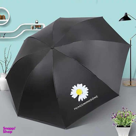 چتر دو لایه پارچه ای طرح گل