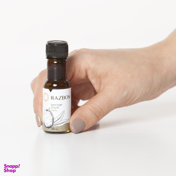 روغن زیتون فرابکر رزبن با طعم سیر حجم 20 میلی لیتر