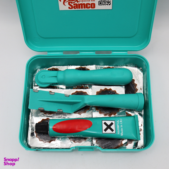 چسب و وصله پنچرگیری سامکو مدل YP-T-033 مجموعه 33 عددی