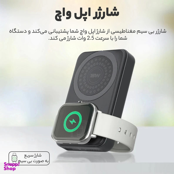 پاوربانک پرومیت مدل POWERMAG-TRIO.BLACK ظرفیت 10000 میلیآمپر ساعت