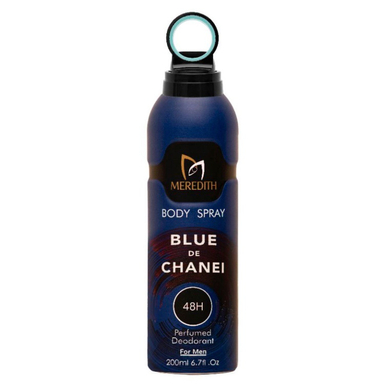 اسپری خوشبوکننده بدن مردانه مردیت مدل Blue De Chanel حجم 200 میلی لیتر