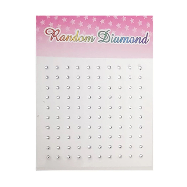 پیرسینگ بینی چسبی مدل Diamond بسته 100 عددی
