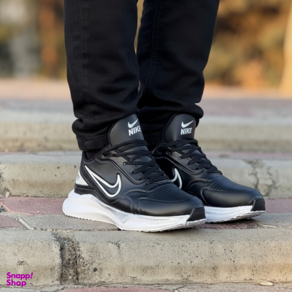 کتانی مردانه طرح نایکی مدل زوم کد NDRNA5001 رنگ مشکی