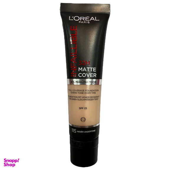 کرم پودر لورآل مدل Infaillible Matte Cover شماره 115 حجم 30 میلی لیتر