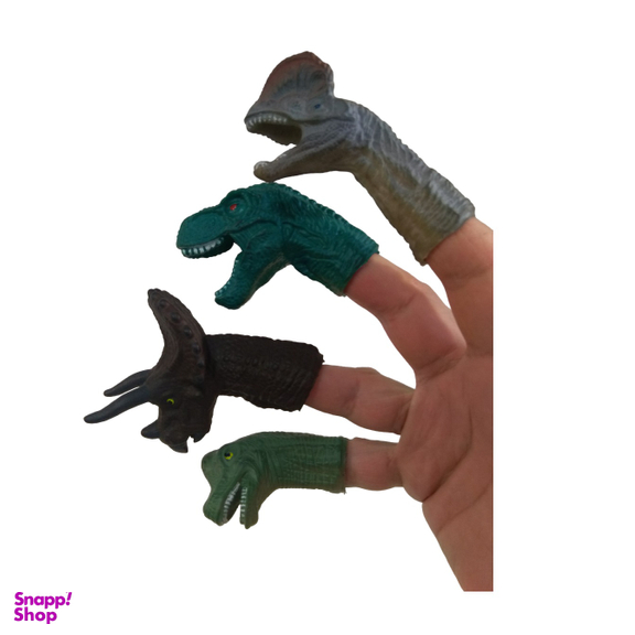 عروسک انگشتی مدل دایناسور کد 58D مجموعه 5 عددی