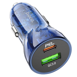 شارژر فندکی 30 وات هوکو مدل Z47A PD QC3.0