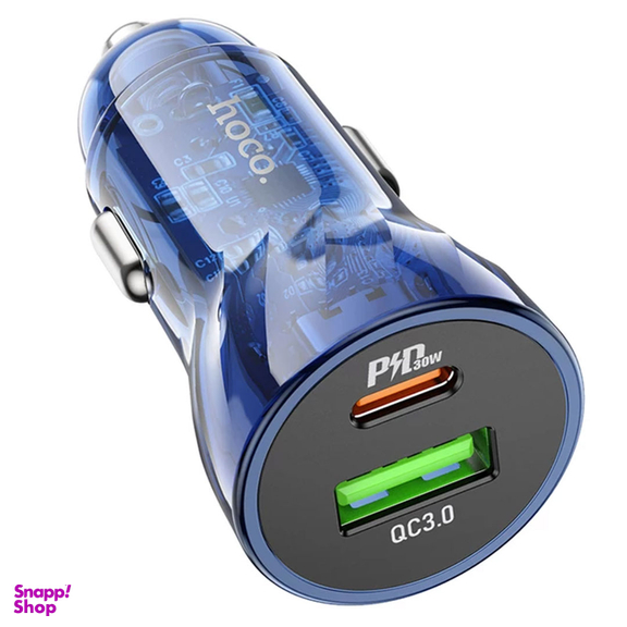 شارژر فندکی 30 وات هوکو مدل Z47A PD QC3.0