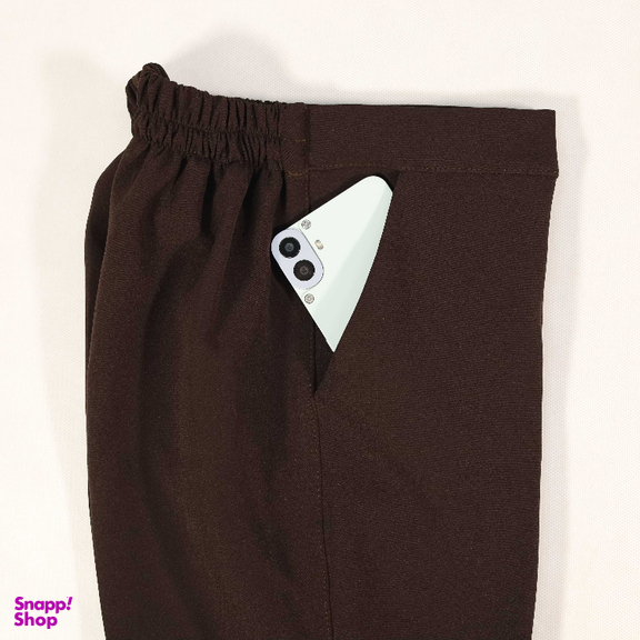 شلوار زنانه مدل راسته کد 7810 رنگ قهوه ای