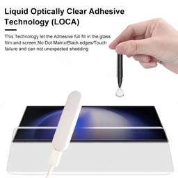 محافظ صفحه نمایش یووی لایت گرین لاین مدل 3D UV-GLASS مناسب برای گوشی موبایل سامسونگ Galaxy S23 Ultra