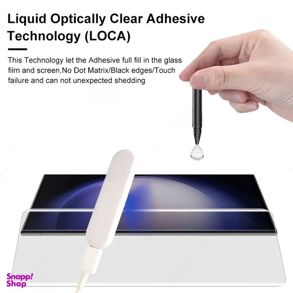 محافظ صفحه نمایش یووی لایت گرین لاین مدل 3D UV-GLASS مناسب برای گوشی موبایل سامسونگ Galaxy S23 Ultra