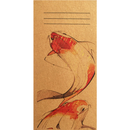 کارت پستال تک برگ طرح ماهی سال نو کد bol.2