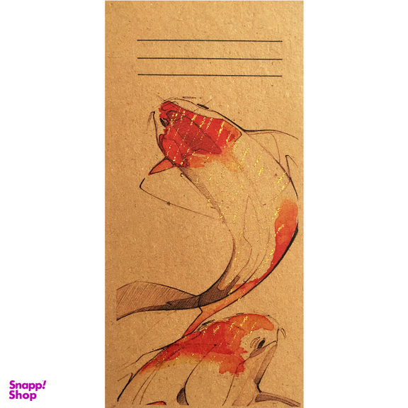 کارت پستال تک برگ طرح ماهی سال نو کد bol.2