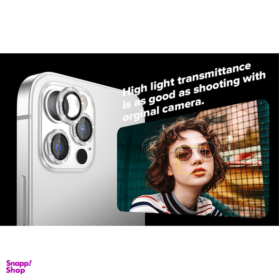 محافظ لنز دوربین بوف مدل Diamond-Luxury مناسب برای گوشی موبایل اپل iPhone 13 Pro Max / iPhone 13 Pro