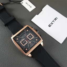 ساعت عقربه ای مردانه اکستری کد X6076-J مشکی رزگلد