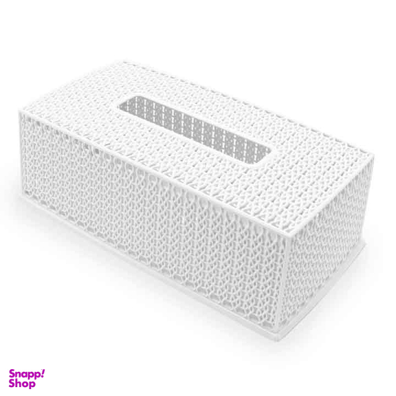 جای دستمال کاغذی مدل حصیر بافت کد t110