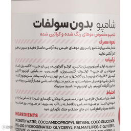 شامپو مو کاسپین مدل 0102 حجم 250 میلی لیتر