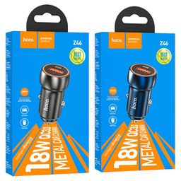 شارژر فندکی 18 وات هوکو مدل Z46 USB