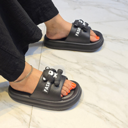 دمپایی زنانه زیتون کد 454676 رنگ مشکی