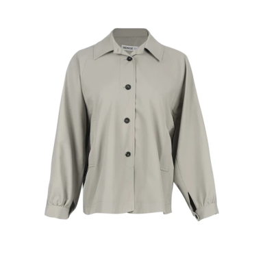 بارانی زنانه مدل GD-o-16768901 رنگ طوسی روشن