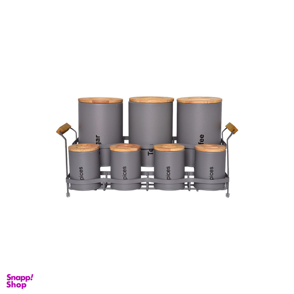 سرویس آشپزخانه 16 پارچه یونیک مدل سمباده ای کد 8005