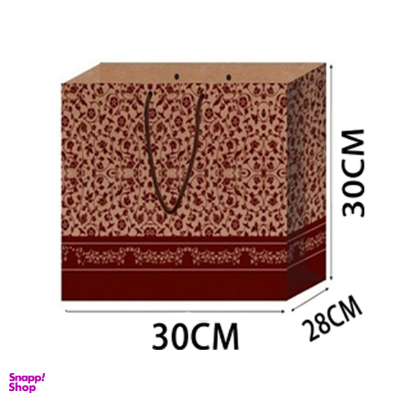 پاکت هدیه کد 600 سایز 30×30 سانتی متر مجموعه 12 عددی