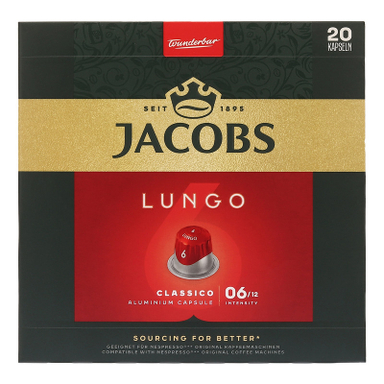 کپسول قهوه جاکوبز وزن 80 گرم بسته 20 عددی