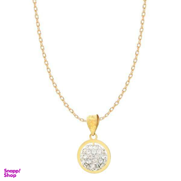 گردنبند طلا 18 عیار زنانه اپال گلد طرح سواروسکی کد 0307