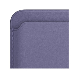 جا کارتی مغناطیسی پشت گوشی موبایل اپل مدل iPhone Leather MagSafe Wallet