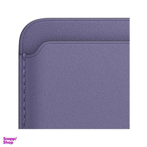 جا کارتی مغناطیسی پشت گوشی موبایل اپل مدل iPhone Leather MagSafe Wallet