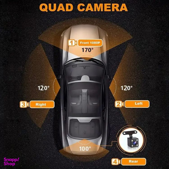 دوربین ثبت وقایع 4 کاناله مدل ZK-CAMSPY