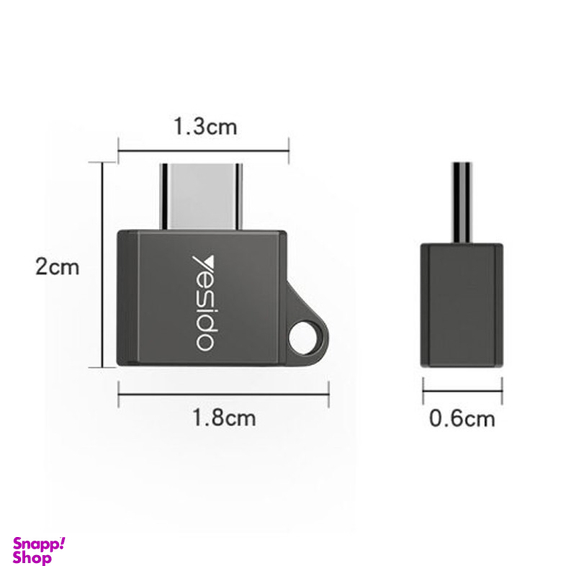 مبدل OTG USB-C به USB یسیدو مدل GS08