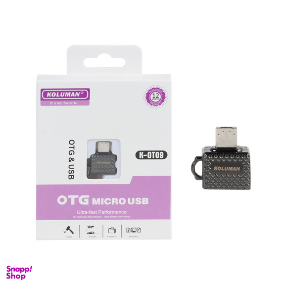 مبدل USB به MICROUSB کلومن مدل T9