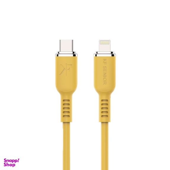 کابل Type-C به Lightning کی اف-سنیور کد KF Senior S90-C.IP طول 1.2 متر