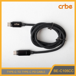 کابل Type-C کربی مدل BE-C105CC 120W طول 1.2 متر
