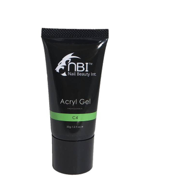 پلی ژل ناخن ان بی آی مدل Green کد C4 حجم 30 میلی لیتر