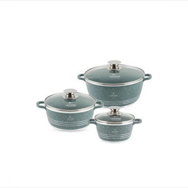 سرویس قابلمه 6 پارچه لایف اسمایل مدل LIFEP7-6-2