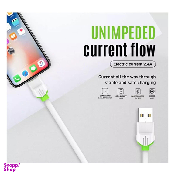 کابل تبدیل USB به TYPE-C الدینیو مدل LS34 طول 1 متر