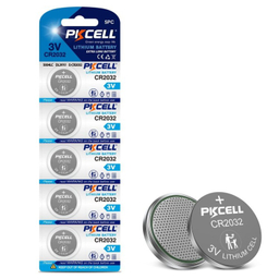 باتری سکه ای پی‌کی سل مدل CR2032 3V Lithium Manganese بسته 20 عددی