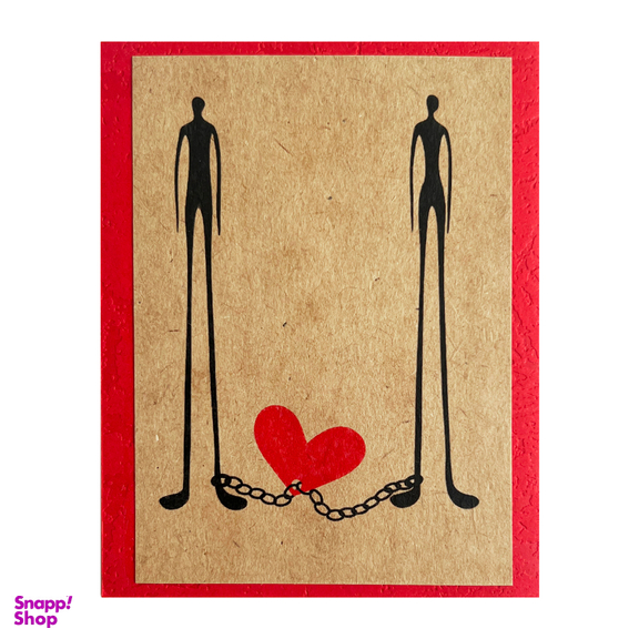 کارت پستال طرح زنجیر عشق کد 8.10