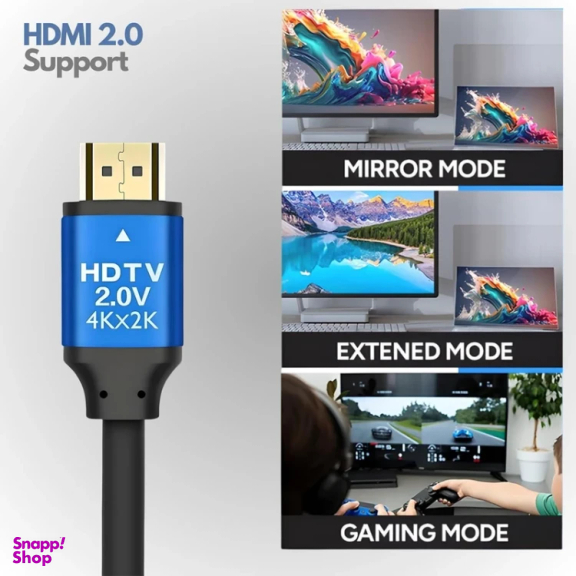 کابل HDMI 4K مدل HD 2V Premium طول 1.5 متر