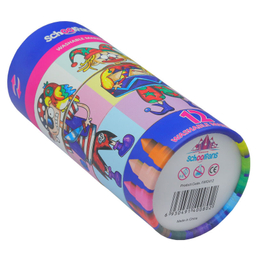 ماژیک 12 رنگ اسکول فنس مدل استوانه ای پازلی کد 92412