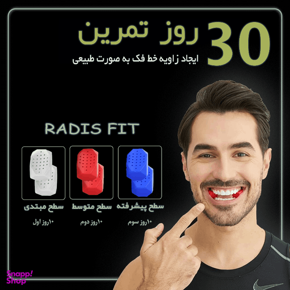 زاویه ساز فک رادیس فیت مدل Full Weight بسته 6 عددی