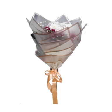 دسته گل طبیعی نارگل مدل داوودی کد 02