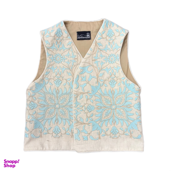 جلیقه زنانه طرح گل سه شاخ کد 0011