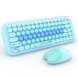 کیبورد و ماوس بی سیم مافی مدل candy fashion multicolor